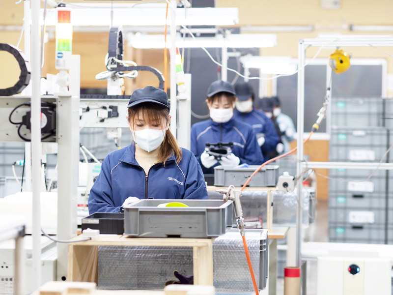製造業事務風景